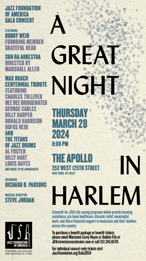 March 28, A Great Night at the Apollo, The Apollo Theatre, New York, NY