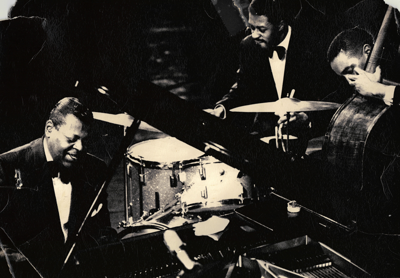 Louis Hayes with Oscar Peterson and Sam Jones